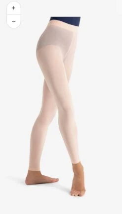 Capezio Ready To Ship Footless Tights - Ballet Pink
