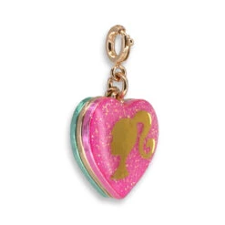 CHARM IT! Gold Barbie Girl Heart Charm -Figure Skating Equipment Store IMG 6953
