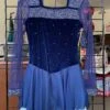 Jerry's Ready To Ship Quadrangle #43 Beaded Skating Dress - Indigo Blue -Figure Skating Equipment Store IMG 7092