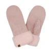 CC Beanie Ready To Ship Faux Suede Mittens - Rose
