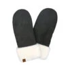 CC Beanie Ready To Ship Faux Suede Mittens - Black