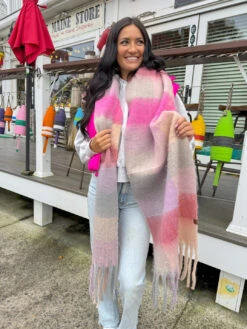 Ready To Ship Plaid Scarf - Blue -Figure Skating Equipment Store IMG 8107 beb372e2 67d7 4ac8 9d3d d045587c438e