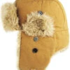 Ready To Ship Tan Canvas Trapper Hat 2 Ready To Ship Tan Canvas Trapper Hat -Figure Skating Equipment Store IMG 8467
