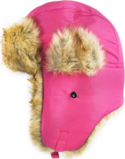 Ready To Ship Hot Pink Trapper Hat