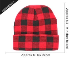 Ready To Ship Red Buffalo Plaid Beanie -Figure Skating Equipment Store IMG 8603 2168f174 c09d 41ba b6be 8d3e2ca837b4