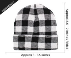 Ready To Ship White Buffalo Plaid Beanie 9 Ready To Ship White Buffalo Plaid Beanie -Figure Skating Equipment Store IMG 8607 b05a086e b6cd 4ba4 9e72 6de064a7a661