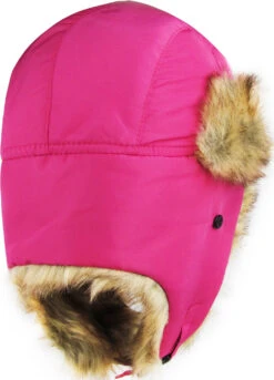 Ready To Ship Hot Pink Trapper Hat -Figure Skating Equipment Store IMG 8856 d4c59a5c 1b51 47b8 b967 3b27380bdef3