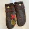 Made Again Upcycled Sweater Mittens - Leaves -Figure Skating Equipment Store IMG 9628