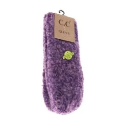 CC Beanie Ready To Ship Boucle Mittens - Purple