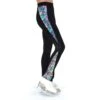 Jerry's Ready To Ship Color Crackle Crystal Fleece Pants -Figure Skating Equipment Store S125 Legging