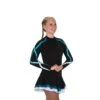 Jerry's Ready To Ship Ice Ribbon Fleece Skating Jacket - Ocean -Figure Skating Equipment Store S210 Jacket and 304 Skirt Ocean Mist