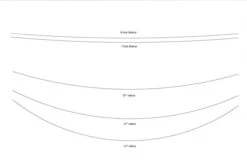 Paramount SS440 27" Skate Blades -Figure Skating Equipment Store curves 1 1
