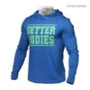 Better Bodies Ready To Ship Soft Men's Hoodie - Blue -Figure Skating Equipment Store mens soft hoodie 120825 blue sininen