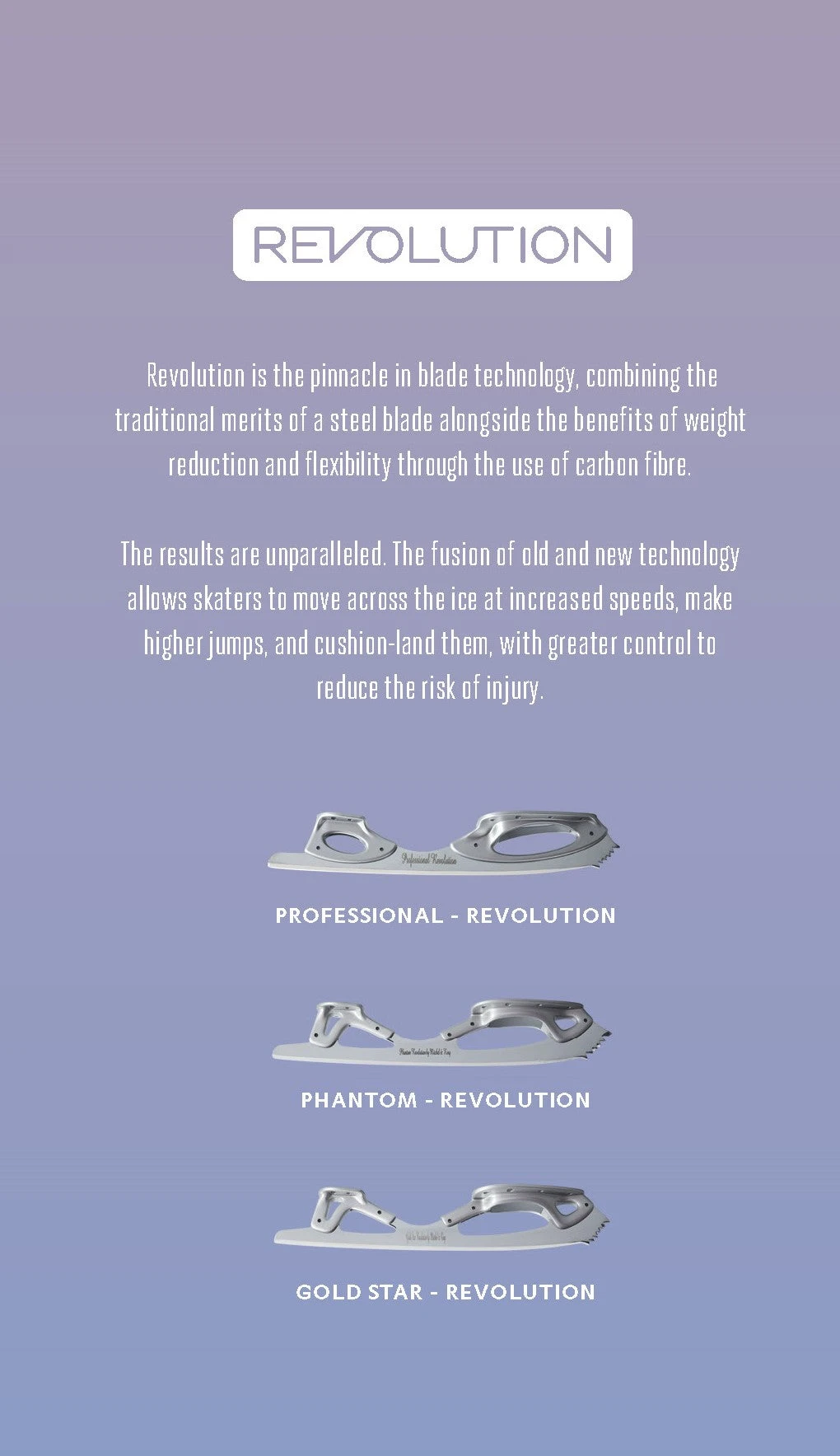 MK Revolution Gold Star Skate Blades 5 MK Revolution Gold Star Skate Blades - Image 3