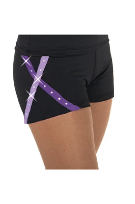 Jerry's Ready To Ship Bling Shorts - Purple 4 Jerry's Ready To Ship Bling Shorts - Purple - Image 2