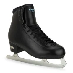 Riedell Topaz Figure Skates -Figure Skating Equipment Store riedell topaz skate black angle shadow