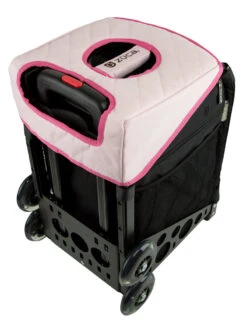 ZUCA Seat Cushion - Pink & Hot Pink -Figure Skating Equipment Store seatpink3